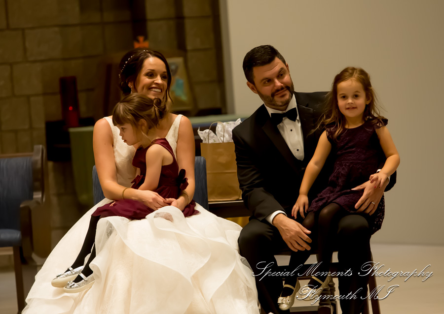 Christina & Robert at St. Kenneth Plymouth MI wedding photography