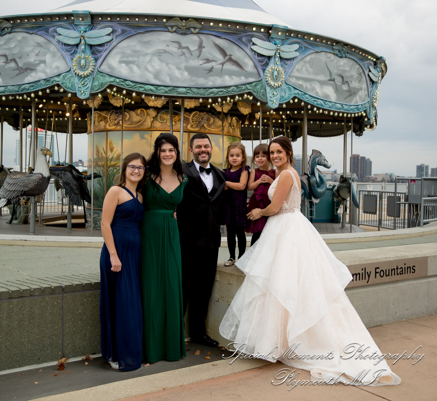 Christina & Robert at Rattlesnake Club Detroit MI wedding photography