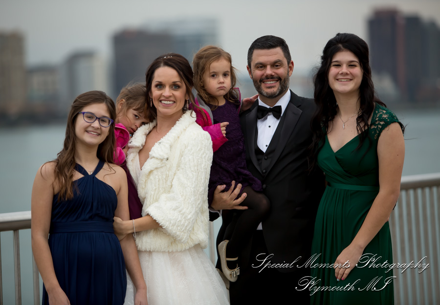 Christina & Robert at Rattlesnake Club Detroit MI wedding photography