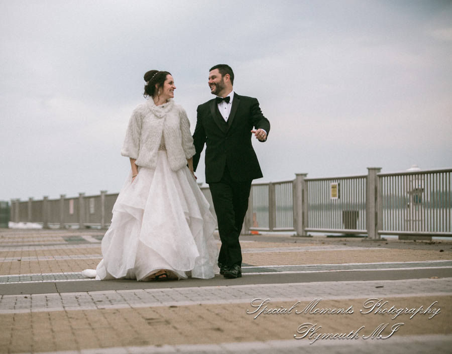 Christina & Robert at Rattlesnake Club Detroit MI wedding photography