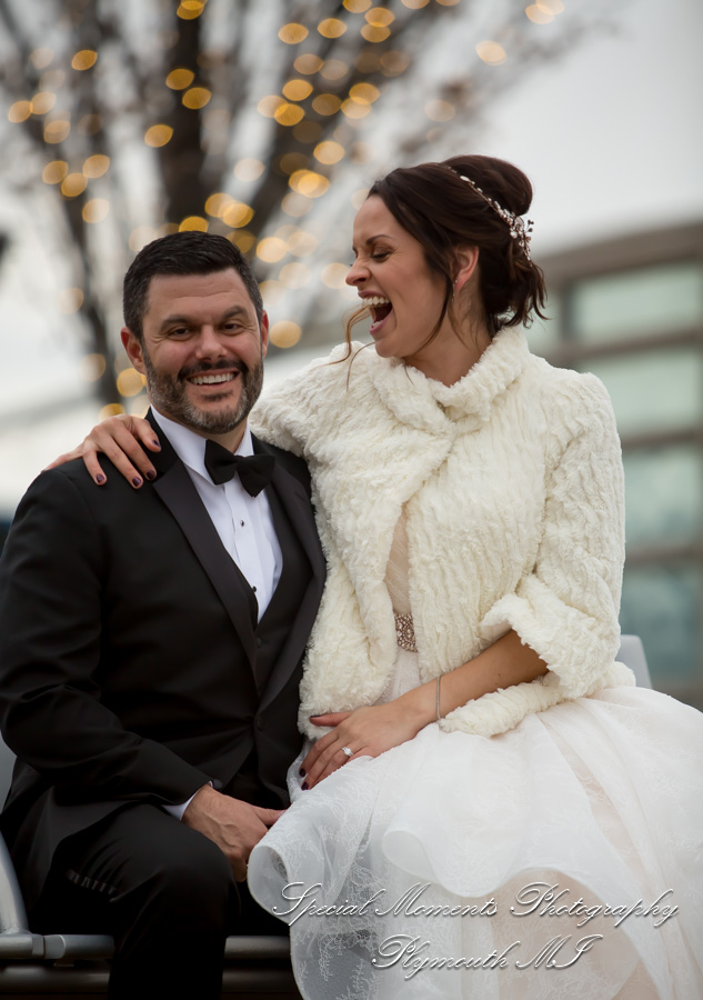 Christina & Robert at Rattlesnake Club Detroit MI wedding photography