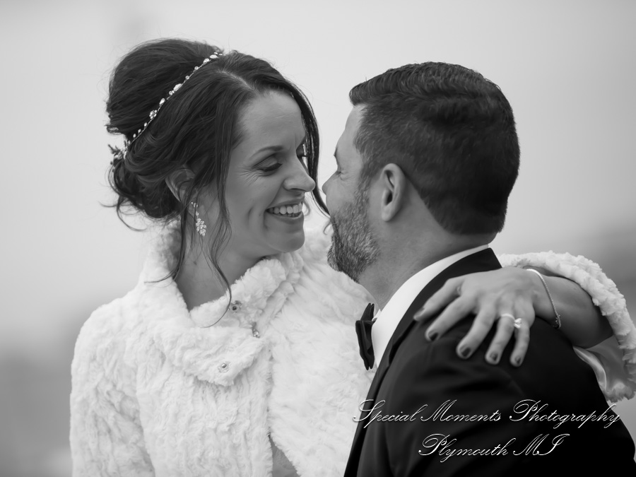 Christina & Robert at Rattlesnake Club Detroit MI wedding photography