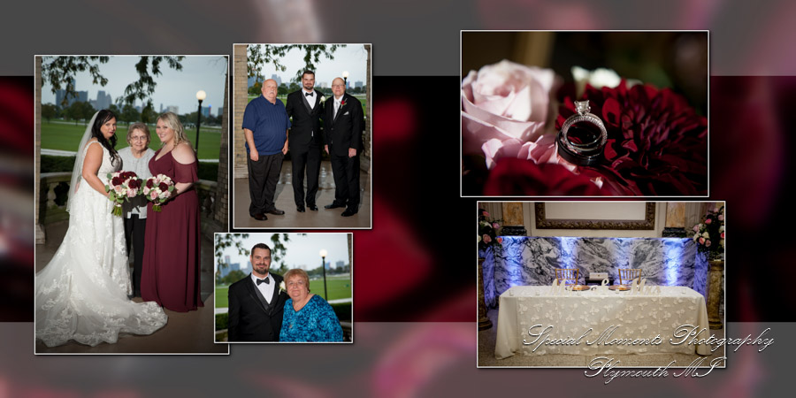 Belle Isle Casino Detroit MI wedding photograph