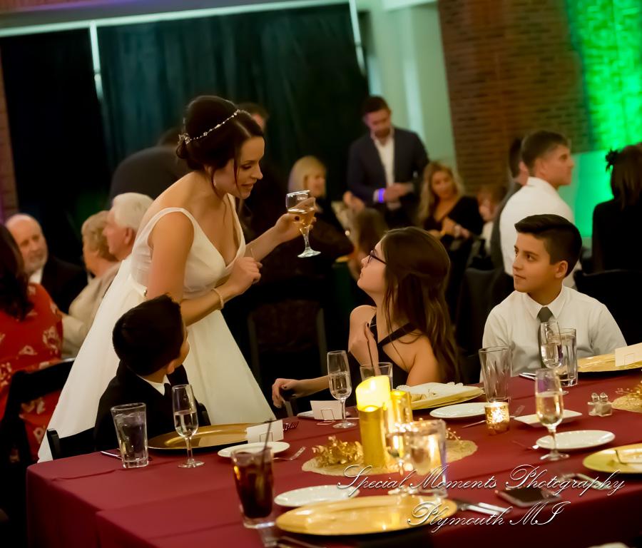 Christina & Robert at Rattlesnake Club Detroit MI wedding photography