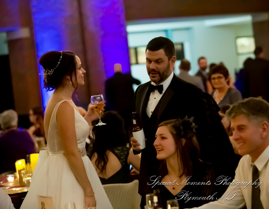 Christina & Robert at Rattlesnake Club Detroit MI wedding photography