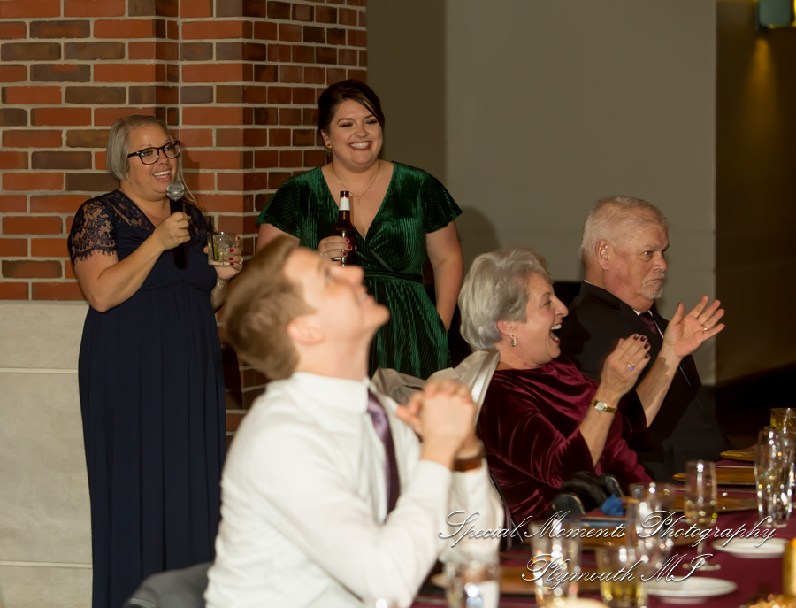 Christina & Robert at Rattlesnake Club Detroit MI wedding photography
