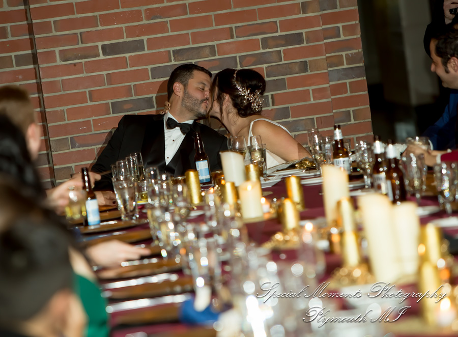 Christina & Robert at Rattlesnake Club Detroit MI wedding photography