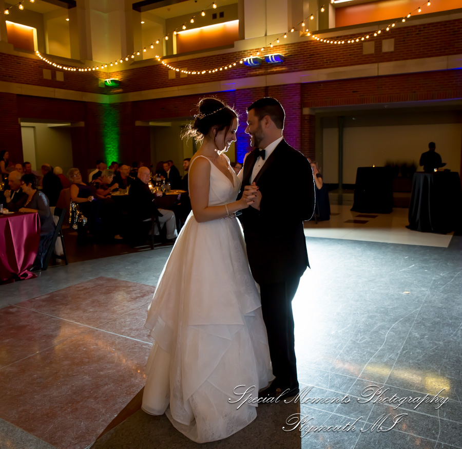 Christina & Robert at Rattlesnake Club Detroit MI wedding photography
