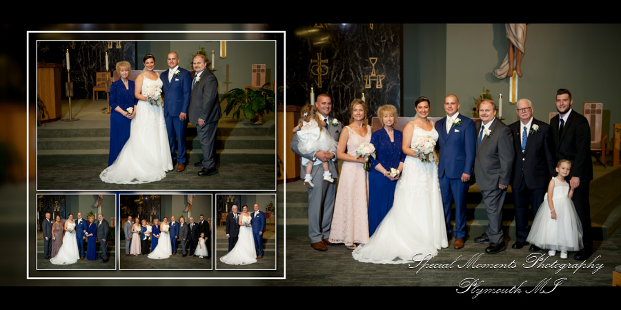 St. Colette Livonia MI wedding photograph