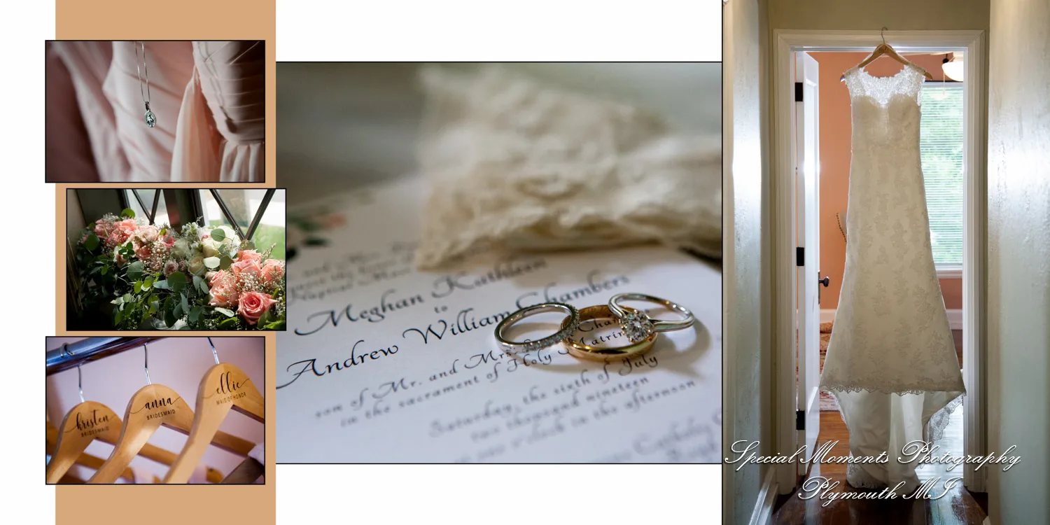 Our Lady of Sorrows Farmington MI wedding album