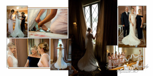 Fine Art Classic Design - Meghan & Andrew at Our Lady of Sorrows Farmington MI wedding album photography