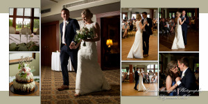 Fine Art Classic Design - Meghan & Andrew at Glen Oaks CC Farmington Hills MI wedding album photography