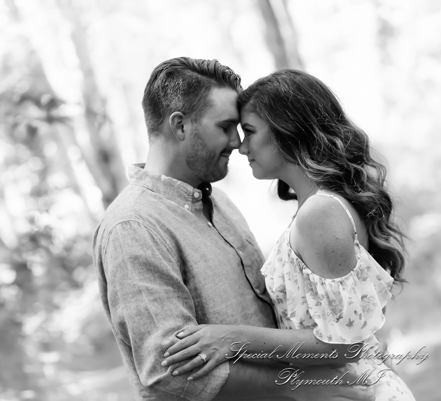 Christie & Tyler at Pontiac Lake State Recreation Area Waterford MI engagement photography