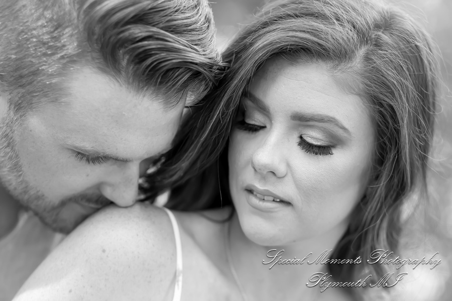 Christie & Tyler at Pontiac Lake State Recreation Area Waterford MI engagement photography