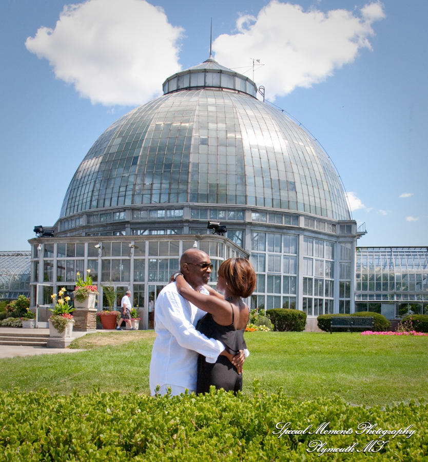 Joslyn & Marc in Downtown Detroit MI engagement photography