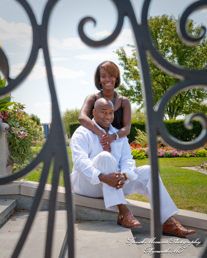 Joslyn & Marc in Downtown Detroit MI engagement photography