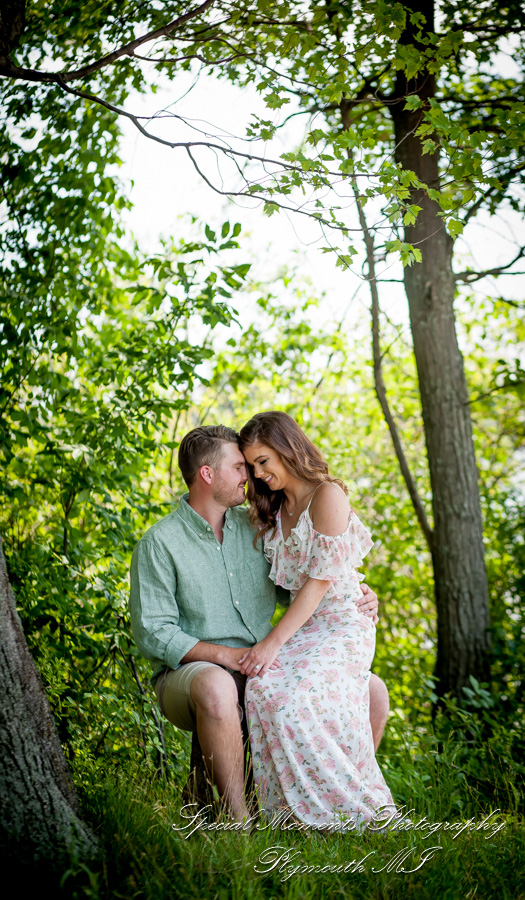 Christie & Tyler at Pontiac Lake State Recreation Area Waterford MI engagement photography