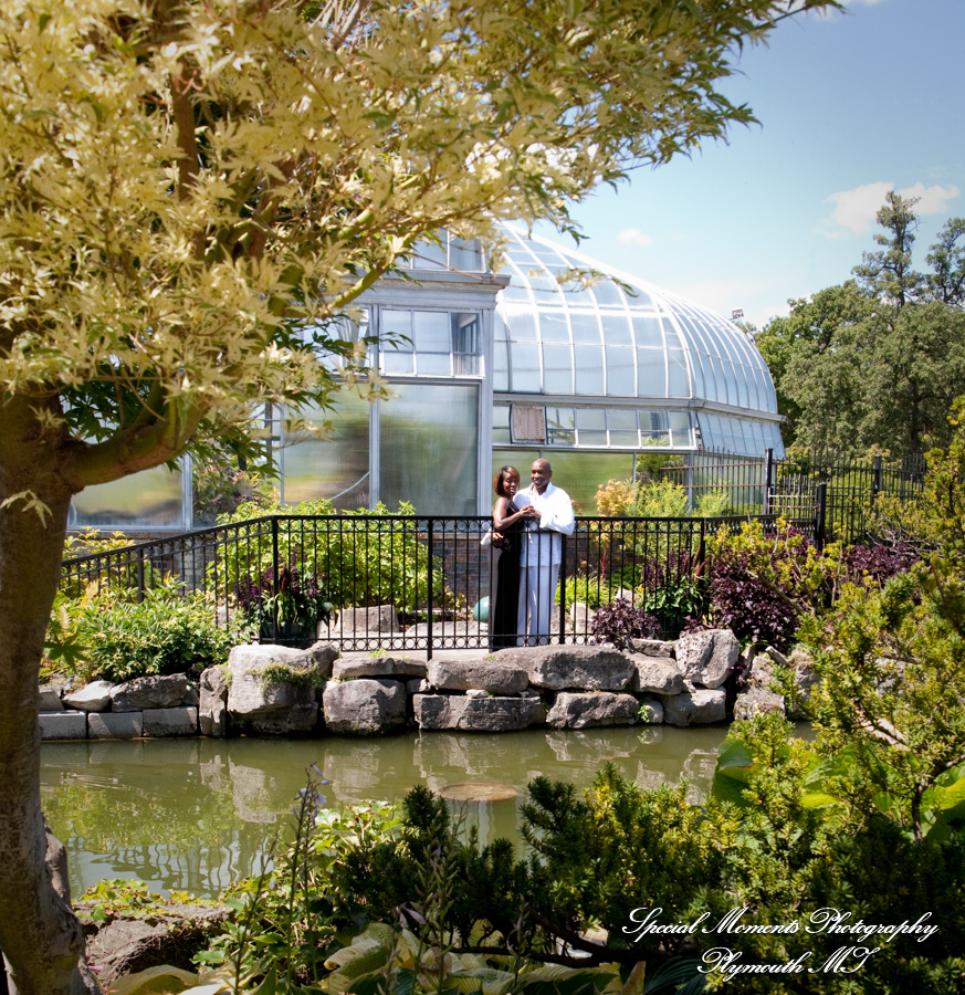 Joslyn & Marc in Downtown Detroit MI engagement photography