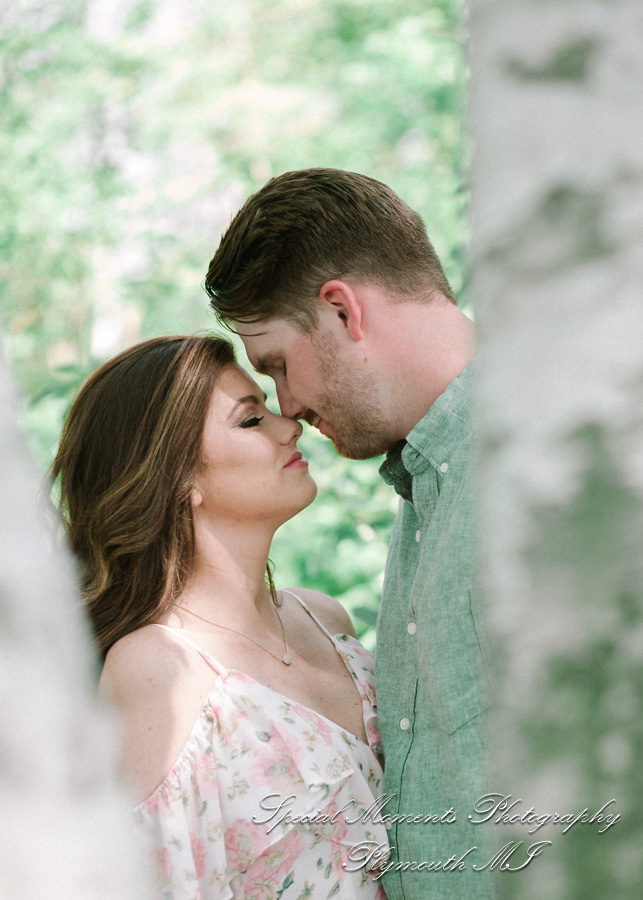Christie & Tyler at Pontiac Lake State Recreation Area Waterford MI engagement photography