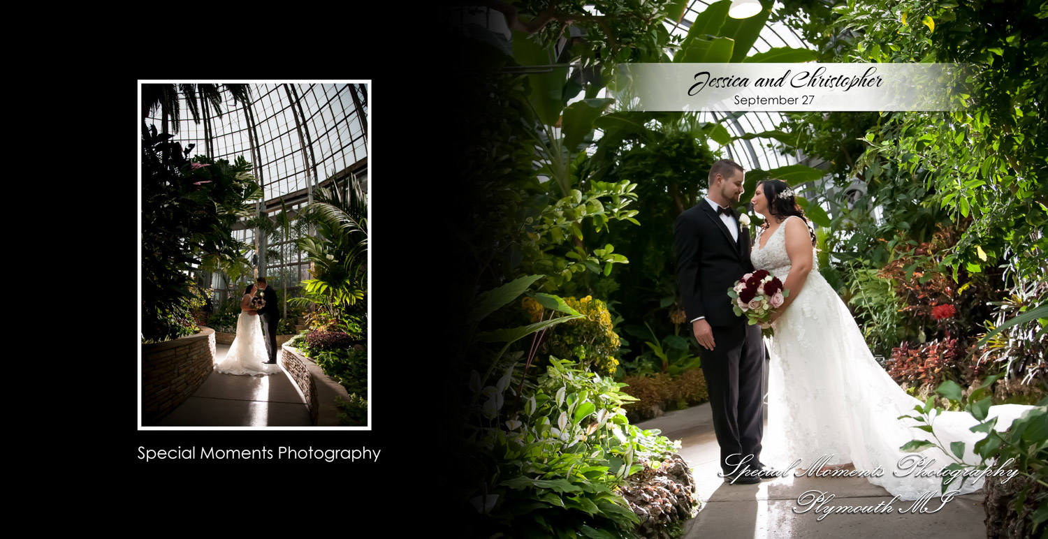 Coffee Table Design - Jessica & Chris at Belle Isle Casino Detroit MI wedding album photography