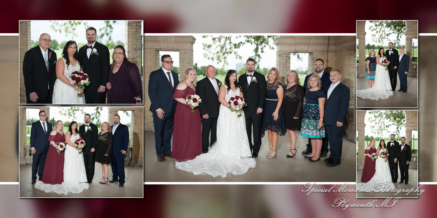 Coffee Table Design - Jessica & Chris at Belle Isle Casino Detroit MI wedding album photography