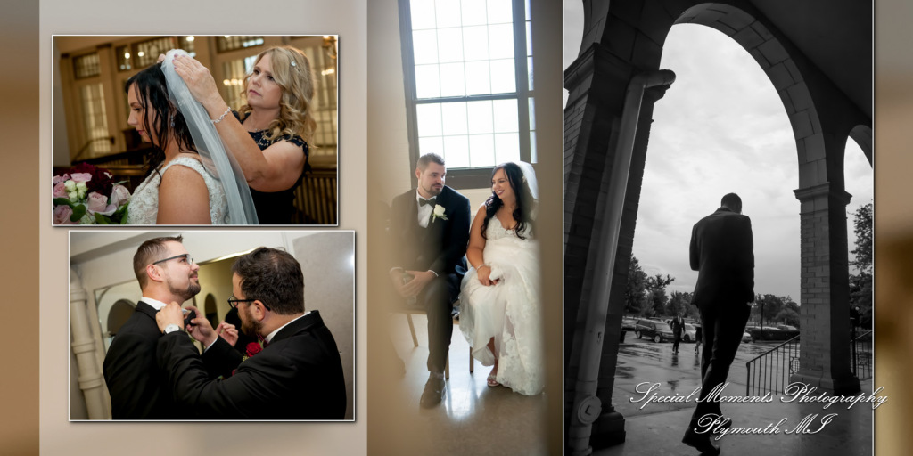 Coffee Table Design - Jessica & Chris at Belle Isle Casino Detroit MI wedding album photography