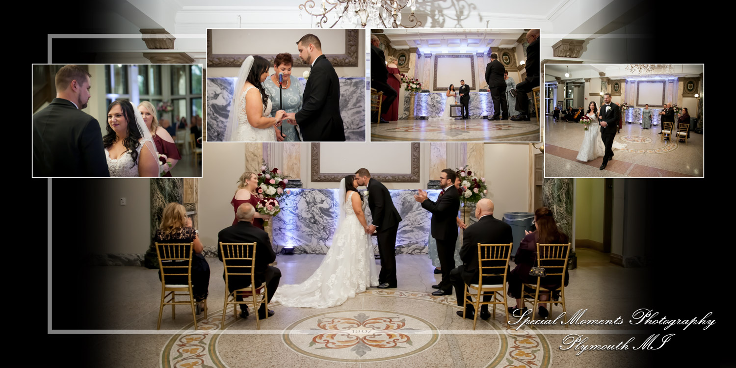 Coffee Table Design - Jessica & Chris at Belle Isle Casino Detroit MI wedding album photography