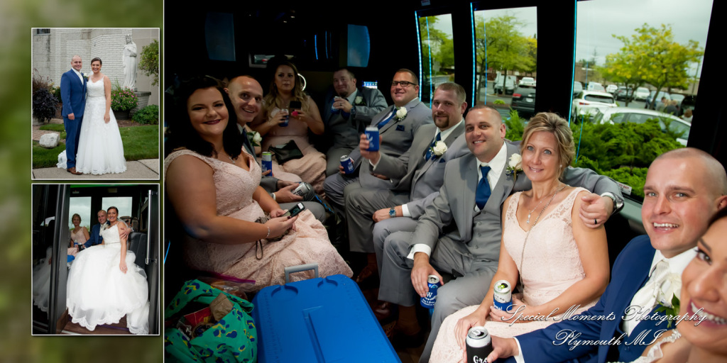 Coffee Table Design - Brian & Meg at Stonebridge Golf Club Ann Arbor MI wedding album photography