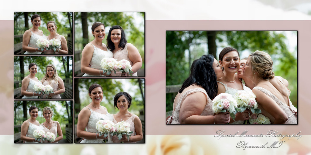 Coffee Table Design - Brian & Meg at Stonebridge Golf Club Ann Arbor MI wedding album photography