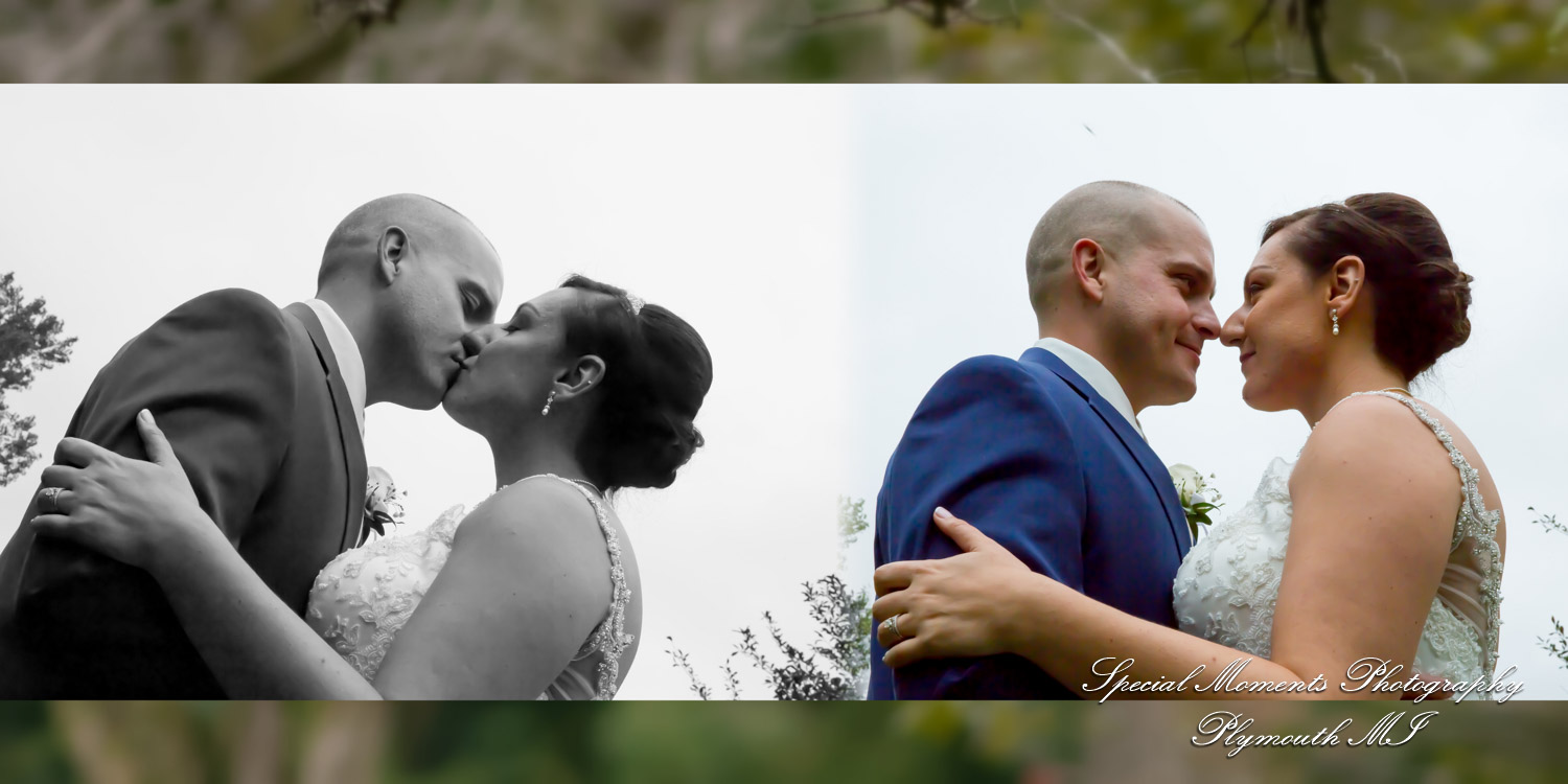 Coffee Table Design - Brian & Meg at Stonebridge Golf Club Ann Arbor MI wedding album photography