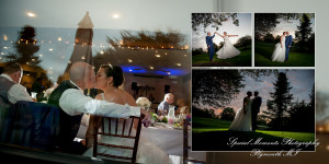 Coffee Table Design - Brian & Meg at Stonebridge Golf Club Ann Arbor MI wedding album photography