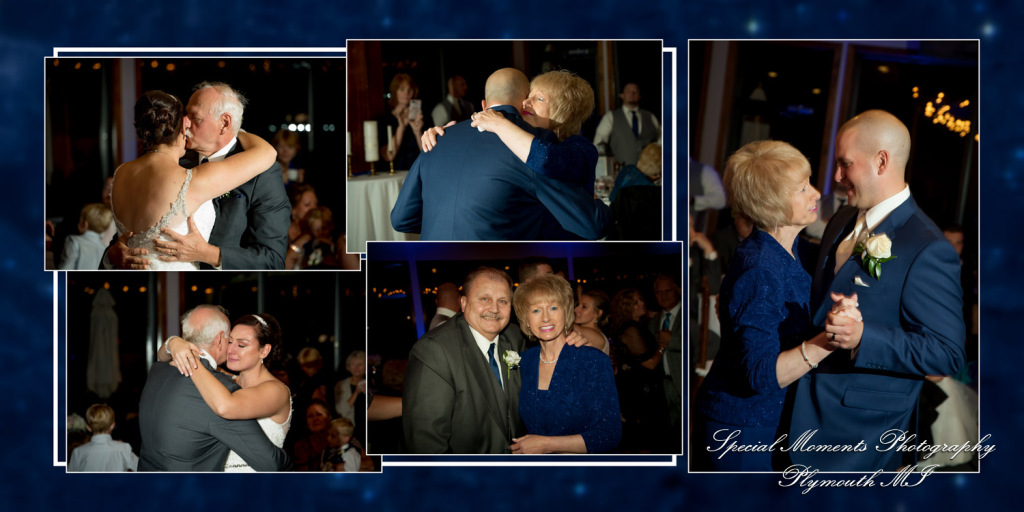 Coffee Table Design - Brian & Meg at Stonebridge Golf Club Ann Arbor MI wedding album photography