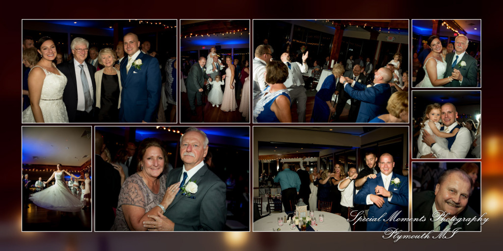 Coffee Table Design - Brian & Meg at Stonebridge Golf Club Ann Arbor MI wedding album photography