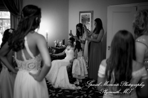 Ana & Jarrett at Dearborn Inn Lincoln Rm Dearborn MI wedding photography
