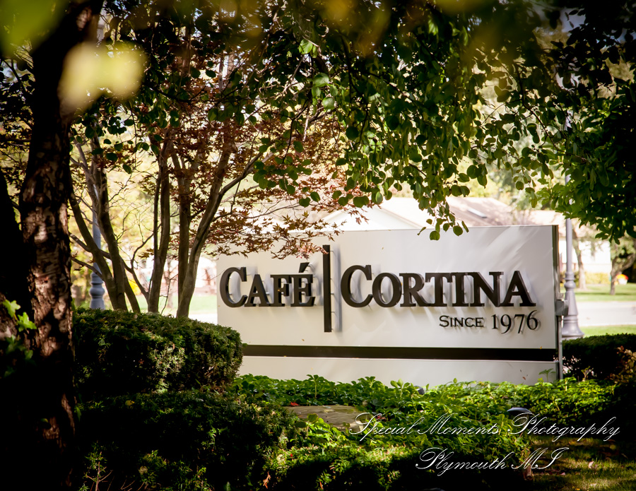 Sally & Elliott at Cafe Cortina Farmington Hills MI wedding photography