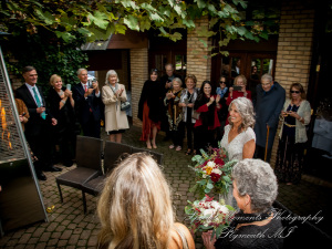 Sally & Elliott at Cafe Cortina Farmington Hills MI wedding photography