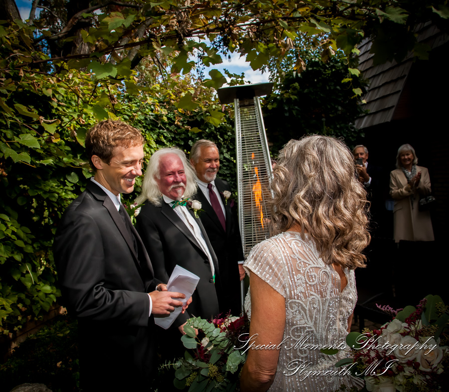 Sally & Elliott at Cafe Cortina Farmington Hills MI wedding photography