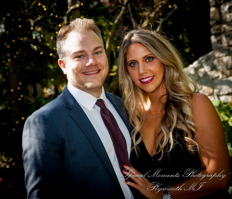 Sally & Elliott at Cafe Cortina Farmington Hills MI wedding photography