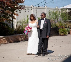 Barbara & Frederick at Roostertail Detroit MI wedding photography