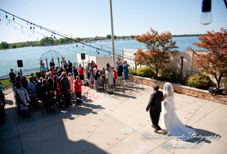 Barbara & Frederick at Roostertail Detroit MI wedding photography