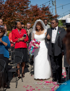 Barbara & Frederick at Roostertail Detroit MI wedding photography