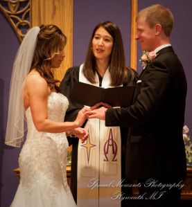Elizabeth & Scott at The First Congregational Church Ann Arbor MI wedding photography