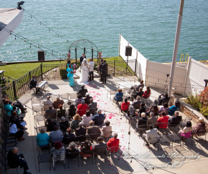Barbara & Frederick at Roostertail Detroit MI wedding photography