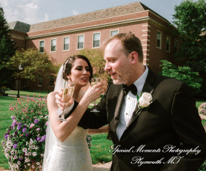 Ana & Jarrett at Dearborn Inn Lincoln Rm Dearborn MI wedding photography