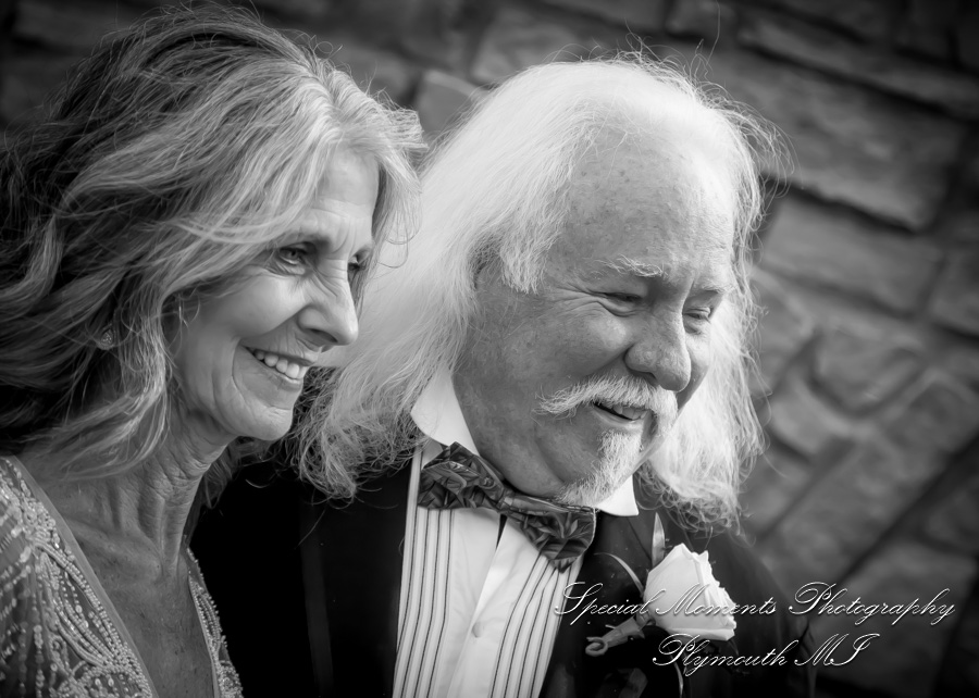 Sally & Elliott at Cafe Cortina Farmington Hills MI wedding photography