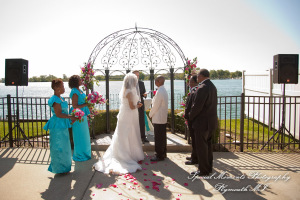 Barbara & Frederick at Roostertail Detroit MI wedding photography