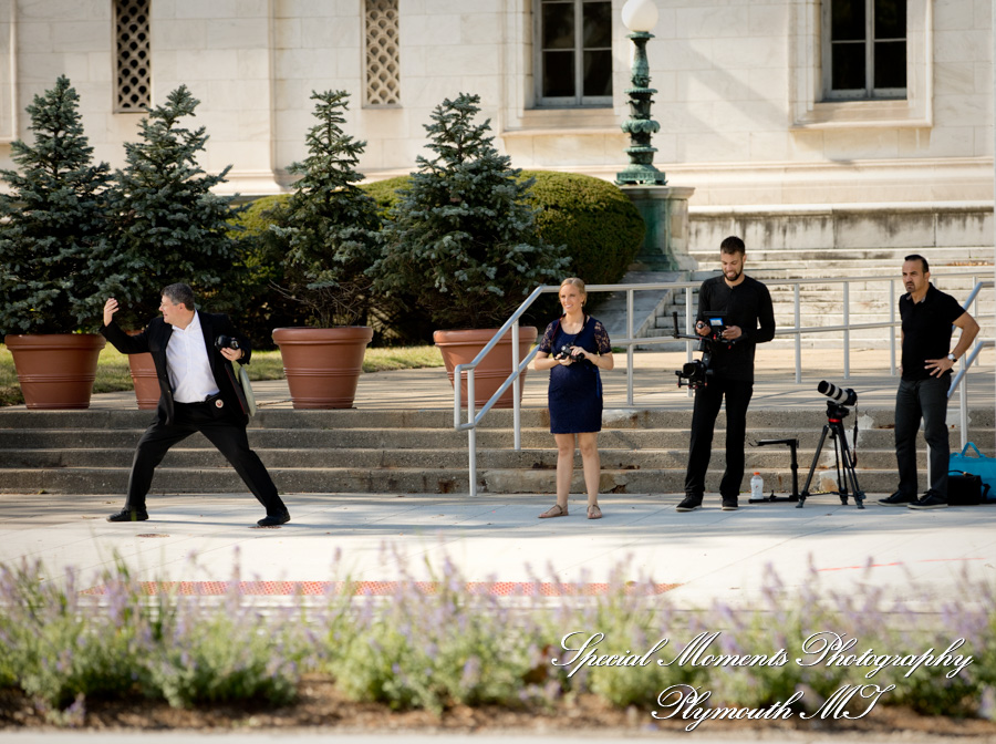 Amanda & Greg at Detroit Public Library Detroit MI wedding photography