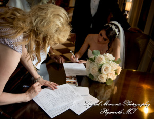 Ana & Jarrett at Dearborn Inn Lincoln Rm Dearborn MI wedding photography