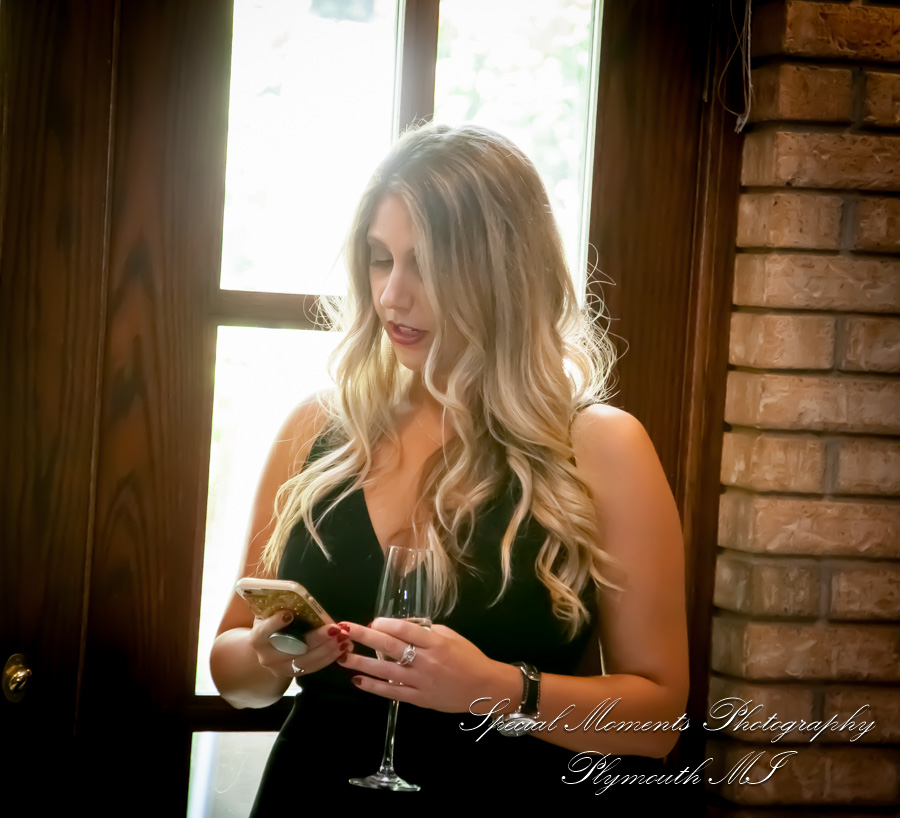 Sally & Elliott at Cafe Cortina Farmington Hills MI wedding photography