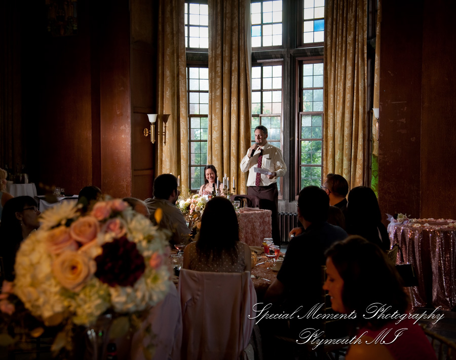 Kristen & Michael at Michigan Union Ballroom Ann Arbor MI wedding photography